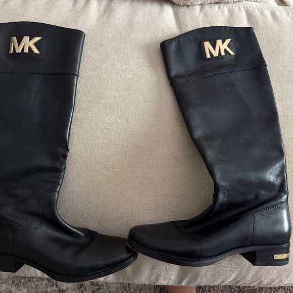 Michael Kors Leather Boots - Picture 1 of 4